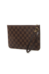Pochette Neverfull - Toile Damier Ébène