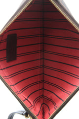 Pochette Neverfull - Toile Damier Ébène