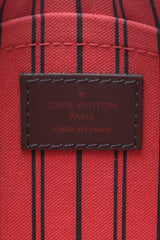 Pochette Neverfull - Toile Damier Ébène