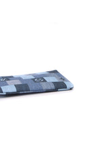 Pochette Patchwork Neverfull avec dragonne - Damier Denim Bleu
