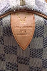 Speedy 35 Bag - Damier Azur