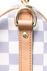 Braided Speedy Bandouliere 30 Bag - Damier Azur