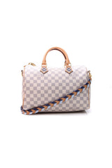 Braided Speedy Bandouliere 30 Bag - Damier Azur