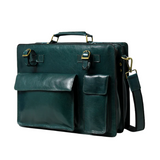 Emerald Dominion Leather Briefcase