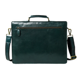 Emerald Dominion Leather Briefcase