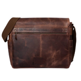Rugged Vintage Leather Messenger Bag
