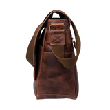 Rugged Vintage Leather Messenger Bag