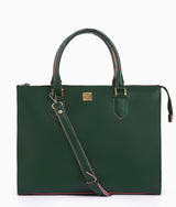 Sac à main de travail vert kaki pour femme