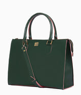 Sac à main de travail vert kaki pour femme