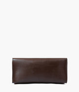 Dark brown color  multi compartment satchel bag
