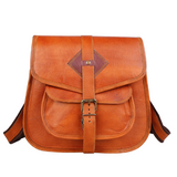 Terra Luna Round Leather Handbag