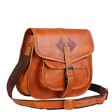 Terra Luna Round Leather Handbag