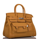 Hermès Birkin 35cm Désert/Sésame Swift et Toile Canvas "Cargo" Accastillage Palladium