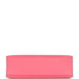 Hermes Kelly Pochette Rose Azalee Swift Palladium Hardware