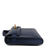 Hermes Kelly Cut Bleu Navy Swift Gold Hardware