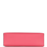Hermès Commande Spéciale (HSS) Kelly Pochette Rose Azalée Epsom Bijouterie Dorée