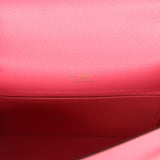 Hermès Commande Spéciale (HSS) Kelly Pochette Rose Azalée Epsom Bijouterie Dorée