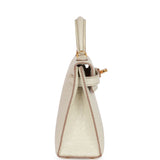Hermes Kelly Sellier 20 Alligator Mat Beton, Accastillage Doré