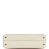 Hermes Kelly Sellier 20 Alligator Mat Beton, Accastillage Doré