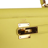 Hermes Kelly Sellier 28 Soufre Epsom Gold Hardware