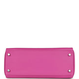 Hermès Kelly Retourné 28 Magnolia Evercolor Palladium Hardware