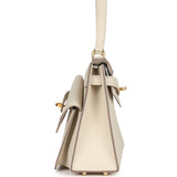 Hermes Kelly Sellier en Desordre 20 Craie Epsom Gold Hardware