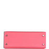 Hermès Kelly Sellier 25 Rose Azalée Epsom Bijouterie Palladium