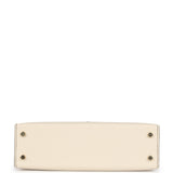 Hermes Special Order (HSS) Kelly Sellier 20 Craie and Gris Asphalte Epsom Permabrass Hardware