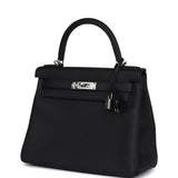 Hermès Kelly Retourné 28 Noir Togo Quincaillerie Palladium
