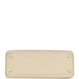 Hermès Kelly Retourné 32 Parchemin Togo Accastillage Doré