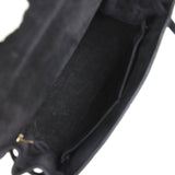 Hermès Kelly Sellier 28 Daim Noir Bijouterie Dorée