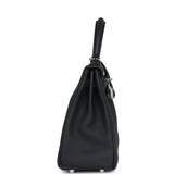 Hermes Kelly Retourne 25 Noir Togo Bijouterie Palladium