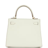 Hermès Kelly Retourné 25 Mushroom Togo Accastillage Doré
