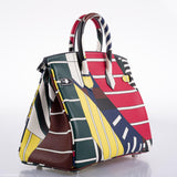 Hermes Birkin 25 "One Two Three And Away We Go!" Limited Edition By Nigel Peak Multicolor Swift Leather - 2018, C