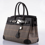 Hermes Birkin 30 Togo Et Laine Écossaise Laineuse Quincaillerie Palladium - 2006, J Carré