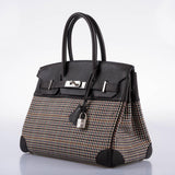 Hermes Birkin 30 Togo Et Laine Écossaise Laineuse Quincaillerie Palladium - 2006, J Carré