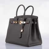 Hermes Birkin 35 Etain Togo with Rose Gold Hardware - 2021, Z