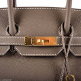 Hermes Birkin 35 Etoupe Togo Gold Hardware - 2019, D