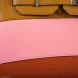 Hermès Birkin 35 Sellier "Sunrise" Rainbow Epsom Palladium Hardware - 2020, Y