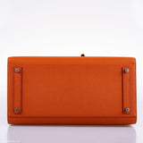 Hermès Birkin 35 Sellier "Sunrise" Rainbow Epsom Palladium Hardware - 2020, Y