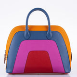 Hermes Bolide 1923 30 Rainbow Bag "Sunset" Epsom Palladium Hardware - 2020, Y
