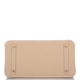 Hermes Birkin 30cm Bi-Color Trench and Craie Epsom Gold Hardware