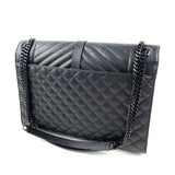SAINT LAURENT Lg Triquilt Monogram Matelasse Envelope Bag