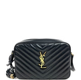 SAINT LAURENT Medium Monogram Lou Camera w/Gold