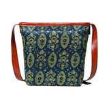 Boho Chic Indigo Canvas Bag