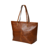 Chestnut Elegance Leather Tote