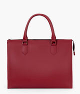 Red color workplace handbag