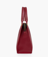 Red color workplace handbag