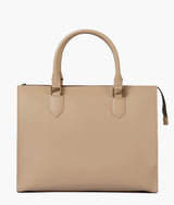 Off-white workplace handbag for women
