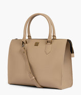 Off-white workplace handbag for women